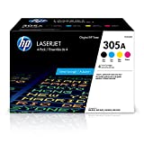 HP 305A | CE305AQ1 | 4 Toner-Cartridges | Black, Cyan, Magenta, Yellow | Works with HP LaserJet Pro Color M451 series, M475 series, M375nw