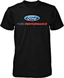 Ford Performance T-Shirt Mustang GT ST Racing (Front Print), Black, XL