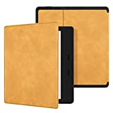 Ayotu Skin Touch Feeling Case for All-New Kindle Oasis(10th Gen, 2019 Release & 9th Gen, 2017 Release),with Auto Wake/Sleep,New Waterproof 7''Kindle Oasis Cover,Soft Shell Series KO The Maple Yellow