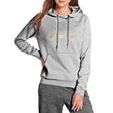 Womens Hoodies Instacart-Shopper-App-Flash-Gold- Print Sweatshirt Pullover Hoodie with Pockets