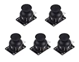 ARCELI 5PCS PS2 Joystick Game Controller XY Dual-axis Joystick Breakout Module Compatible with Arduino