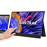 SideTrak Solo 17.3” Touchscreen Portable Monitor for Laptop | Freestanding Full HD LED USB Laptop Dual Screen with Cover | Compatible with PC & Chrome | Powered by USB-C or HDMI