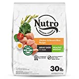 NUTRO NATURAL CHOICE Healthy Weight Adult Dry Dog Food, Chicken & Brown Rice Recipe Dog Kibble, 30 lb. Bag