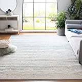 SAFAVIEH Adirondack Collection ADR113T Modern Ombre Non-Shedding Living Room Bedroom Dining Home Office Area Rug, 8' x 10', Slate / Cream