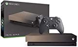 Microsoft Xbox One X Gold Rush Limited Edition 1TB Console with Wireless Controller - Xbox One X Enhanced, Native 4K Gaming, Ultra HDR (Renewed) [Video Game]