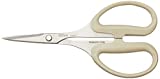 Misuzu Silky All-Purpose Scissors, 6.5 inches (165 mm), Gray