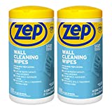 NEW Zep Wall Cleaning Wipes 35 count (Pack of 2) - Remove stains from walls from crayons, dirt, and scuff marks