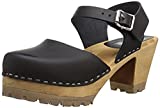 Mia Women's Abba Clog Black 9 & Shoe Cleaning Rag Bundle