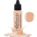 Belloccio's Professional Cosmetic Airbrush Makeup Foundation 1/2oz Bottle: Blanc- Light with Yellow Undertones