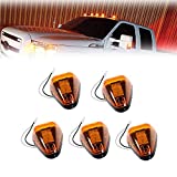 Amber Lens Yellow LED Cab Marker Lamps Running Lights Assembly For 1999-2016 Ford F-250 F-350 F-450 F-550 Super Duty 2017 2018 E-350 E-450 Super Duty Pickup Truck