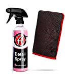 Adam's Clay Mitt & Detail Spray Clay Lubricant - Medium Grade Clay Bar Infused Mitt | Car Detailing Glove Quickly Removes Debris from Your Paint, Glass, Wheels, & More