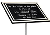 Order Fast Awards Outdoor Cast Aluminum Plaque with Stake 8"X10"