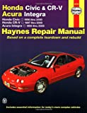 Honda Civic 1996-2000, Honda CR-V 1997-2000 & Acura Integra 1994-2000 (Haynes Automotive Repair Manual)