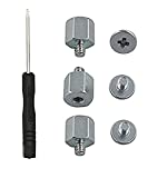 Michaelia M.2 Standoff and Screw for M.2 Drives,Asus Motherboard M.2 Screw + Hex Nut Stand Off Spacer(3 Sets)+1 pcs Screwdriver