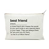 Best Friend Gift, Toiletry Bag, for Best Friend, Friend Definition, Cosmetic Bag, Makeup Case, Bestie Gift, Sister Gift