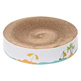 Balacoo Cat Scratcher, Interactive Cat Toys Sunken Bowl Shape Round Scratch Board Sleeping Nest Corrugated Paper Nest for Kitten Cat