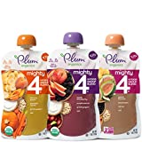Plum Organics Mighty 4, Organic Toddler Food, Variety Pack, 4 Ounce (Pack of 18)