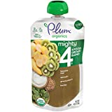 Plum Organics Mighty 4, Organic Toddler Food, Banana, Kiwi, Spinach, Greek Yogurt & Barley, 4 oz Pouch (Pack of 6)