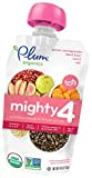 Plum Organics Tots Mighty 4 Essential Nutrition Blend Pouch, Carrot/Guava/Oats/Black Beans, 4 Ounce (Pack of 6)