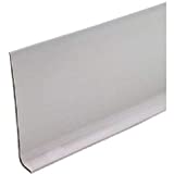 MD Building Products Gray 75499 Vinyl Wall Base Bulk Roll, 4 Inch-by-120-Feet, Silver, 4&quot x120