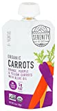 SERENITY KIDS Organic Carrot Medley with Olive Oil Baby Food, 3.5 OZ