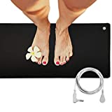 Grounding Mat, Universal Grounding Pad for Computer, Foot and Bed, Grounded Foot Therapy,, Relieve Pain, Inflammation, Negative Ions, Carpel Tunnel for Better Working and Playing Games39 x 11.8)