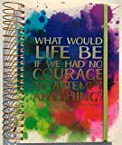 "What Would Life Be" C.R. Gibson Markings 3-in-1 Journal - Ruled Grid Blank, 480 Pages