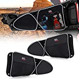 kemimoto Side Door Bags Compatible with RZR, UTV Front Door Driver and Passenger Side Storage Bag Set with Knee Pad Compatible with Polaris RZR XP Turbo Turbo S 1000 S900 2014 2015 2016 2017 2018