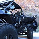 Chupacabra Offroad RZR Front Door Bags - Water Repellent Compatible with RZR XP Turbo 1000 or S 900  Side by Side UTV Storage Accessories with Knee Protection Pads (Includes Left and Right Polaris Front Door Bags)