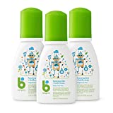 Babyganics Foaming Dish & Bottle Soap for Travel, Fragrance Free, Packaging May Vary, 3.38 Fl Oz (Pack of 3)