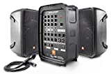 JBL Professional EON208P Portable All-in-One 2-way PA System with 8-Channel Mixer and Bluetooth, Black