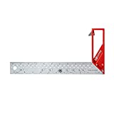 Kapro - 353 Professional Ledge-It Try & Mitre Square - For Leveling and Measuring - Features Stainless Steel Blade, Retractable Ledge, and Etched Ruler Markings - 12 Inch