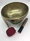 10" handmade Himalayan singing bowl, hand beaten by Nepali artisans to make magical tones by Shambhala Arts & Handcrafts