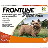 Frontline Plus Flea and Tick Treatment for Dogs (Small Dog, 5-22 Pounds, 6 Doses)