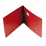 ACCO Pressboard Binder Report Cover, Prong Clip, Legal Size, 2-Inch Capacity, Red - 10 Each Per Pack