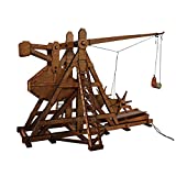 YAQUMW The Mini Counterweight Trebuchet Europe Medieval Siege Equipment Chariot Catapult Weapons DIY 3D Wooden Puzzles Model Kits for Adults STEM Projects Tabletop Toy Birthday Gift