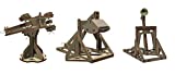 Abong Wooden Mini Medieval Desktop Warfare Model Kits to Build  Catapult, Trebuchet, and Ballista  Includes All 3 Models - STEM Model Kits