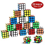 Party Puzzle Toy,22 Pack Mini Cubes Set Party Favors Cube Puzzle,1.18" Puzzle Magic Cube Eco-Friendly Safe Material with Vivid Colors,Party Puzzle Game for Boys Girls Kids Toddlers
