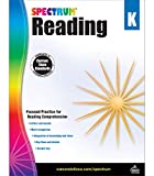 Spectrum Kindergarten Reading Workbook—State Standards for Reading Comprehension, Letters, Sounds, Word Recognition With Answer Key for Homeschool or Classroom (166 pgs)