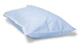 Avalon Papers 703 Single-Use Pillowcase, Tissue/Poly, 21'' x 30'', Blue (Pack of 100)