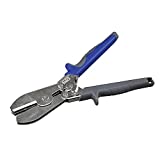 Klein Tools 86520 5 Blade Crimper for Ductwork, Pipe and Sheet Metal Crimps 24 gauge Steel, 28 gauge Stainless