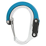 HEROCLIP Carabiner Clip and Hook (Small) for Purse, Stroller, and Backpack, Blue Steel