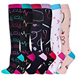 Compression Socks Women and Men, 20-30mmHg, Best for Nurses, Travel, Pregnancy