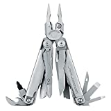 LEATHERMAN - 7247965 , Surge Heavy Duty Multitool with Premium Replaceable Wire Cutters and Spring-Action Scissors, Stainless Steel with Premium Nylon Sheath