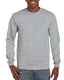Gildan Men's Ultra Cotton Long Sleeve T-Shirt, Style G2400, Sport Grey, Large