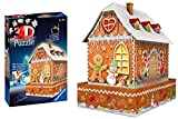 Ravensburger Gingerbread House 216 Piece 3D Jigsaw Puzzle for Kids and Adults - 11237 - Great for Any Birthday, Holiday, or Special Occasion
