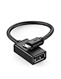 UGREEN Micro USB 2.0 OTG Cable On The Go Adapter Male Micro USB to Female USB Compatible with Samsung Phone S7 S6 Edge S4 S3 LG G4 Controller Android Windows Smartphone Tablets 4 Inch Black