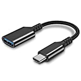 USB C OTG Adapter, USB C to USB Adapter for Samsung Galaxy S9/S10/S20/S21/S21+ Note 10/10+/20 Ultra, Thunderbolt 3 to USB 3.0 Female On The Go Cable Compatible with MacBook Pro/Air 2020 iPad Pro 2020