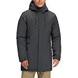 Mens Winter Coats Long Warm Jacket with Hood Casual Quilted Puffer Parka Windproof Jackets