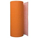 Uncoupling Membrane 1/8 inch Thick, 3.3 ft x 53.5 ft / 175 Square Feet, Uncoupling Membrane for Under Tile, Tile Underlayment Mat, Waterproofing, Anti-Fracture and Crack Isolation Membrane